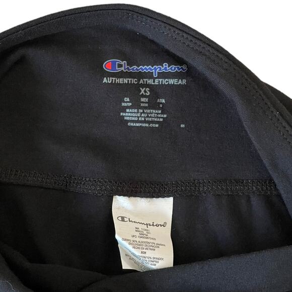 Champion Women's 7" Authentic Bike Shorts Black Size XS New With Tags - Picture 3 of 6
